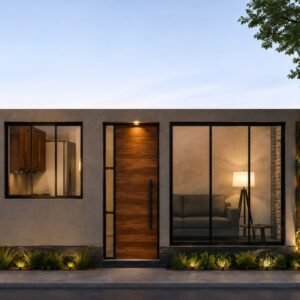Plano 3D para vivienda pequeña de campo